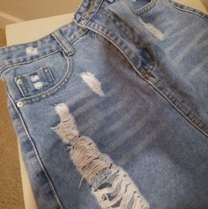 Light Blue Jean Skirt